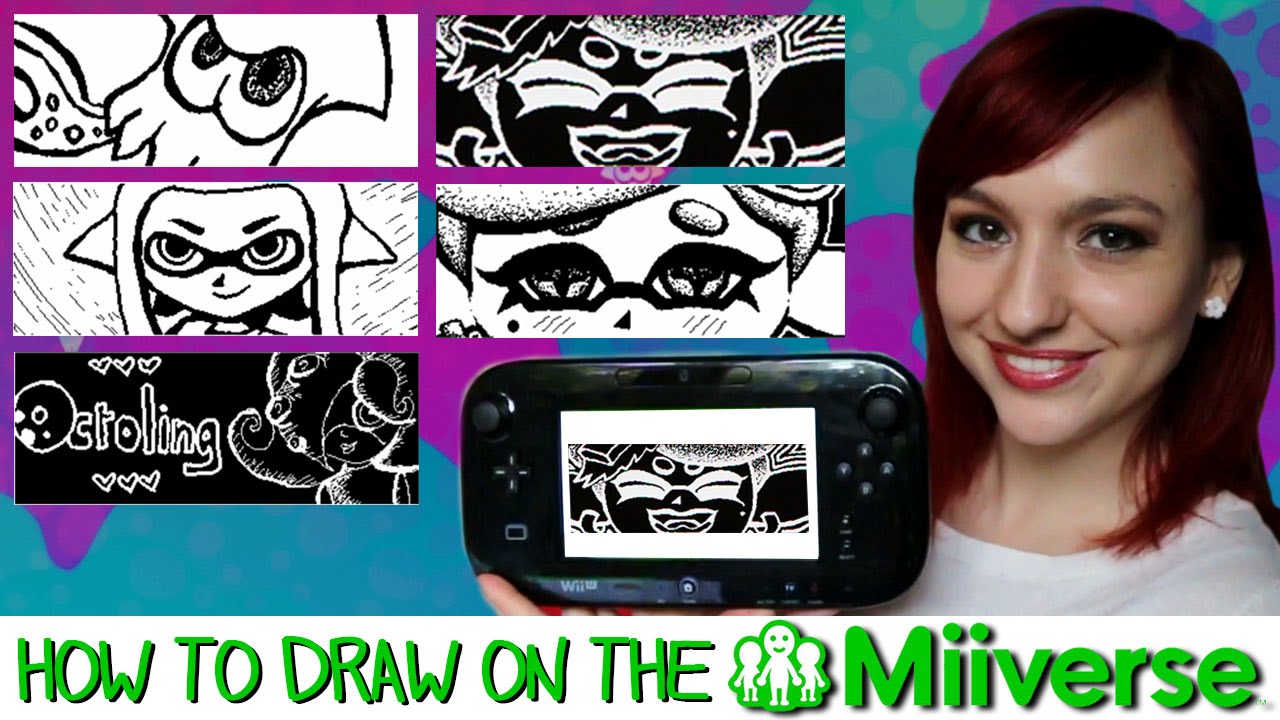Splatoon  How to draw on the Miiverse - 21 SIMPLE TIPS