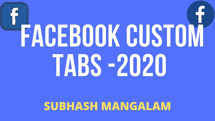 How to Add Custom Tab in Facebook Business Page 2020 | YouTube Tab | Twitter Tab | Pinterest Tab