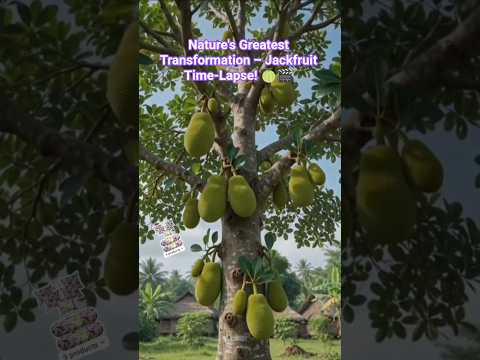 How a Jackfruit Tree Grows | Realistic Sean by Sean Time-Lapse | #Nature #TreeGrowth