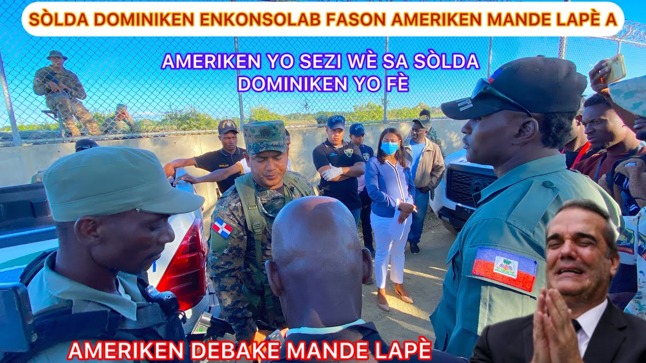 SÒLDA DOMINIKEN KRIYE😭AMERIKEN AK BSAP DEBAKE AL PALE AK KOLONÈL LAME A POU INYON FÈT ANT 2PEYI YO🤔