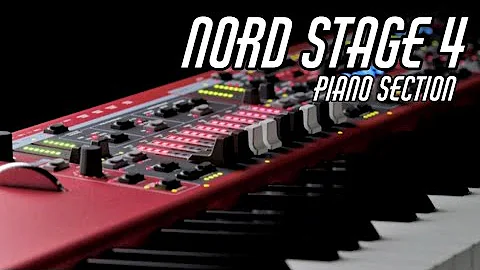 Nord Stage 4 Piano Section Overview