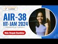 Air38  iitjam ms 2024  neha bhawdekar   mathstats toppers talks  santosh sir 9958472126