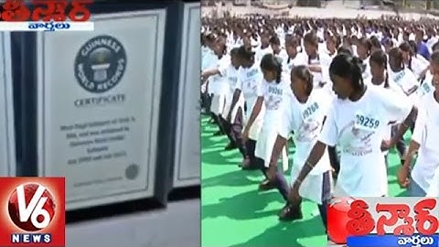 Janagama Girls Creates Guinness World Record by Performing Martial Arts | Teenmaar News