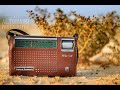 Shortwave DXing in the wilderness on Vintage National Panasonic Radio