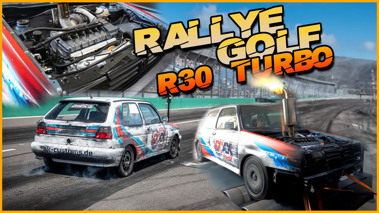 R30 Rally Handgeschaltetes BIEST! Golf 2 RALLYE R30 TURBO am LIMIT! - YouTube