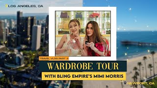 I GOT TO TOUR BLING EMPIRE'S MIMI MORRIS' WARDROBE! (LA TRAVEL VLOG) | JAMIE CHUA