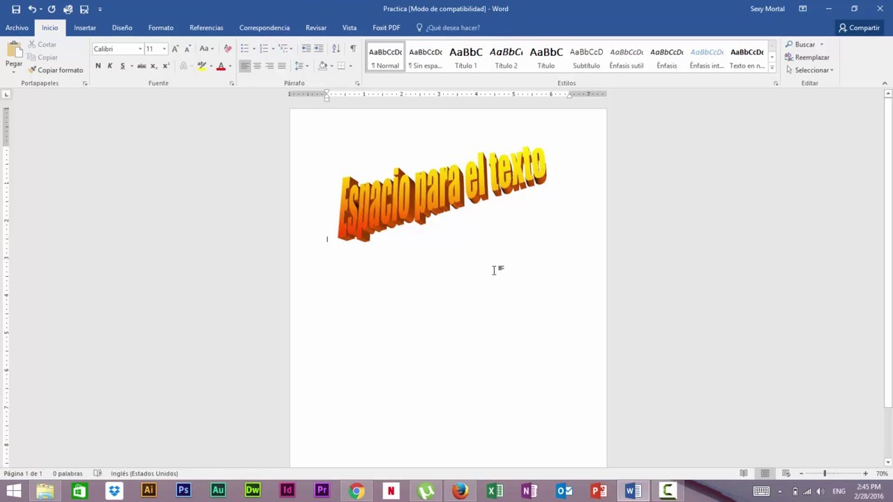 microsoft office word art