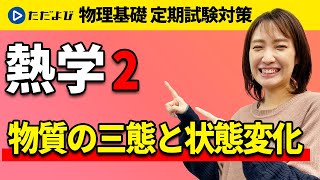 【物理基礎 定期試験対策】物質の三態と状態変化【熱学】*