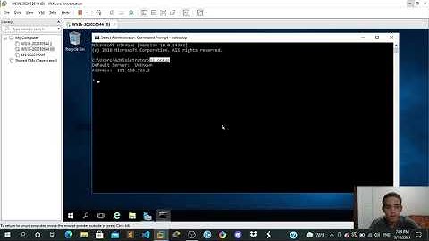 5.6 Uso del comando nslookup