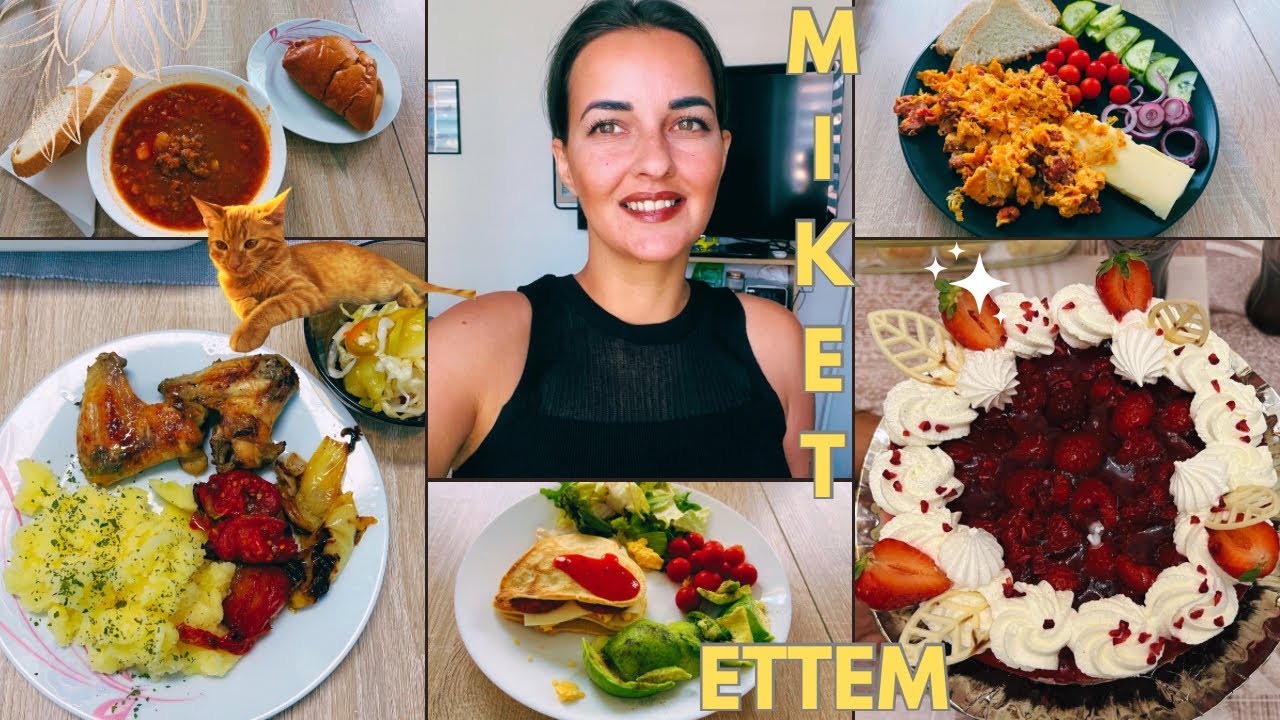 Miket ettem/Szeptember 2.rész/Anya szülinapja🎂Sok kóstolás😋 Lidl hóvégi vásárlás🛒