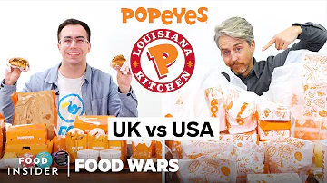 US vs UK Popeyes | Food Wars