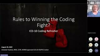 TRAM Session #5 - Is that a Complete Code? A Rules of Coding Refresher
