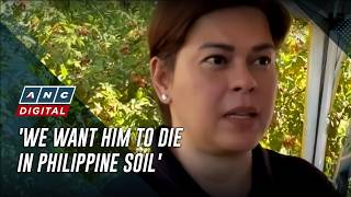 VP Sara urges ICC to expedite dad's trial, cites possibility of dying inside prison | ANC