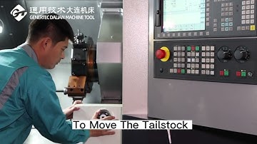 GT DMTG CNC Lathe DT40H Move Machine Tailstock !