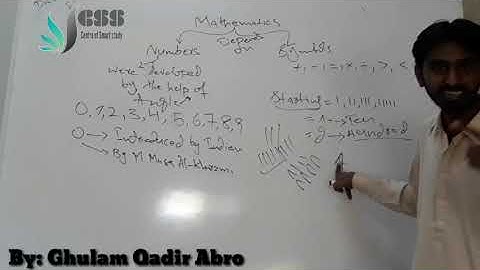 Lecture #01  Introduction of mathematics  By Ghulam Qadir Abro