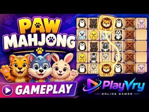Miniatura del video de YouTube Gameplay de Paw Mahjong