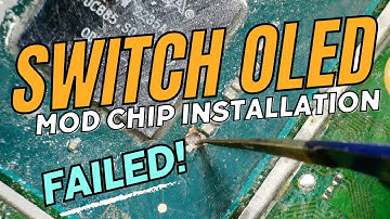 Epic Fail: Botched Mod Installation on Nintendo Switch OLED