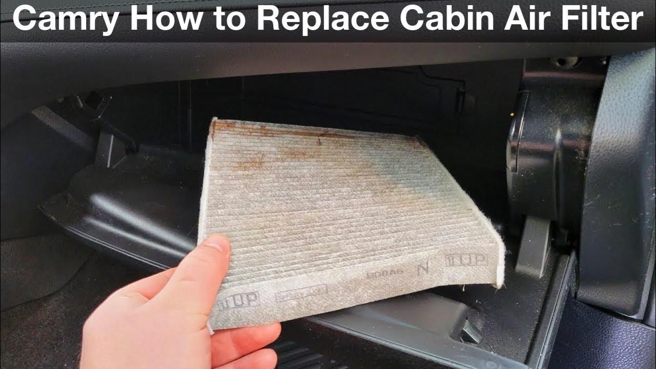 2015 Toyota Camry Cabin Air Filter Replacement How to - YouTube