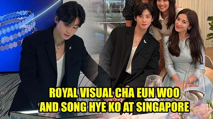 Cha Eun Woo update his instagram with Song Hye Kyo when in Singapore for a Chaumet pop up event - DayDayNews