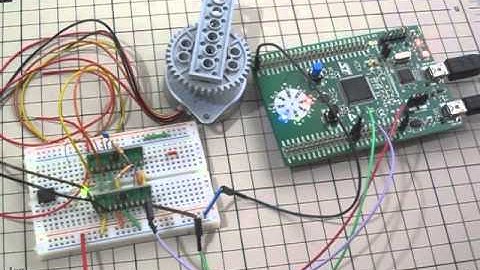 Driving LEGO by STM32F3DISCOVERY and Stepper Motor