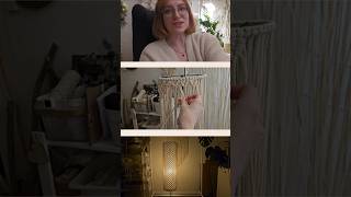Плету и обучаю макраме ✨ #макраме #макрамесветильник #макрамеабажур #дизайнинтерьера
