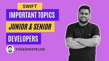 Important topics and resources for Senior and Junior iOS Developer in Swift Hindi 2023.