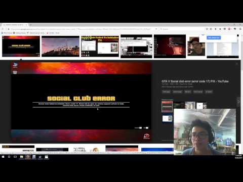 fix error "failed to initialize social club error code 17" when running GTA5 (Steam version)