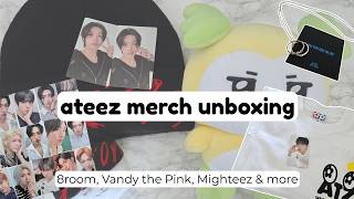 Unboxing Ateez Merch 8room Pop Up Mighteez Vandy the Pink Mingi s Bday MD