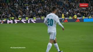 Real Madrid 3 Las Palmas 0 / Liga 2017/18 / (Relato Juan Pablo Marrón)