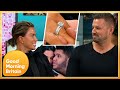 Katie price introduces 8th fianc carl woods  shares secrets of the proposal  wedding plans  gmb