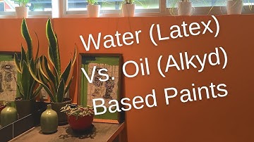 Water (Latex) Vs. Oil (Alkyd) Based Paints   HD 1080p