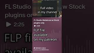 Can I make a metalcore track with FL studio stock plugins only???