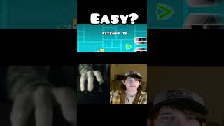 Geometry Dash Easiest &quot;World&#39;s Hardest Dash&quot; Experience #shorts