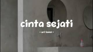 ari lasso - cinta sejati - lirik.id