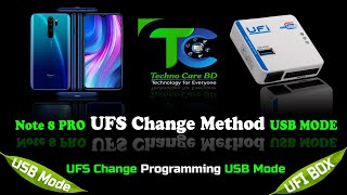 UFS Change Without BOX USB Mode Redmi Note 8 Pro UFS Programming Dead Boot Repair TechnocareBD 4K