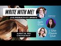 WRITE WITH ME! Live writing sprints with Laura Writes