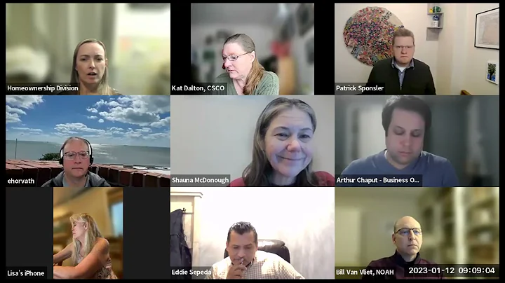 Manufactured Housing Advisory Committee Meeting - Jan. 12, 2023