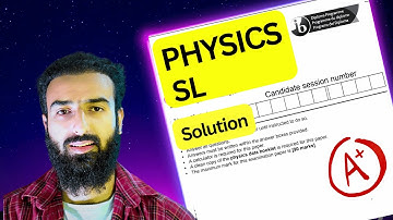 IB Physics SL Paper 2 Solution Q2-  Step-by-Step Guide