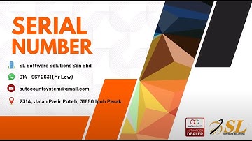 🔢 AutoCount Serial Number Module – Track & Manage Inventory with Precision!