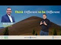 "Think Different to Be Different" - Keynote Speech by Biren Gandhi