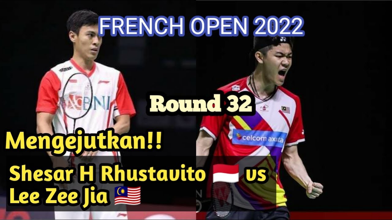 Badminton[[ French open 2022 ] Mengejutkan !!(Shesar H Rhustavito vs