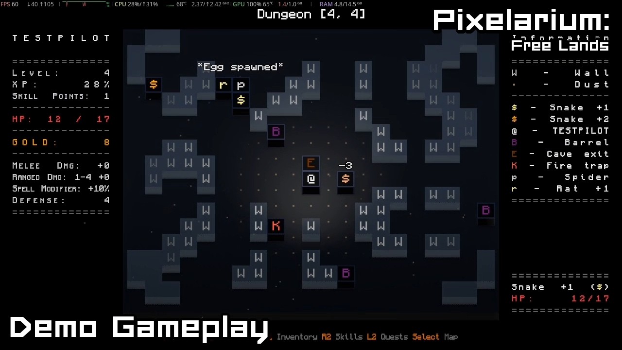 Pixel Rium Pixelarium: Free Lands Demo - YouTube