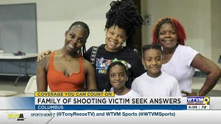 Family of Columbus shooting victim seeks answers