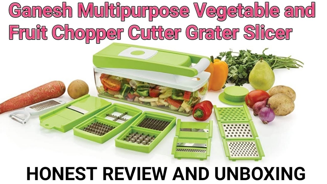 Best Ganesh Multipurpose Vegetable and Fruit Chopper Cutter Grater Slicer  Vegetable Chopper Machine 