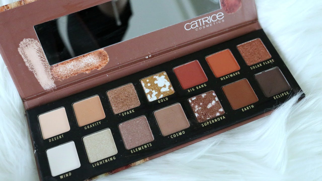 CATRICE PRO NEON EARTH PALETTE - Review, Swatches & Look - YouTube