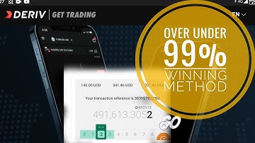 Over Under Binary Tick Trading New Strategy 2022 | 99% Winning Method