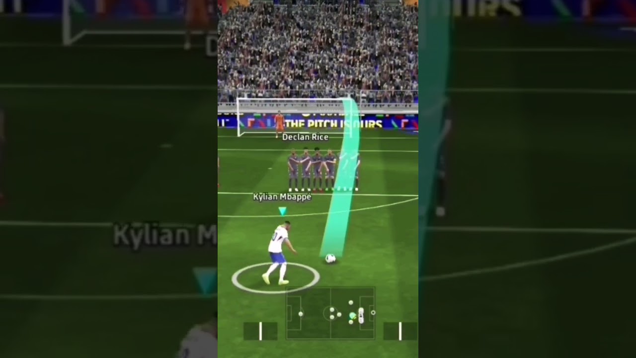 kylien mbappe Free kick goal 