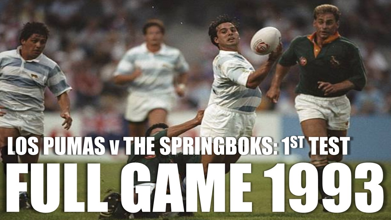Argentina v South Africa | 1993 | Test 1 | Full Game