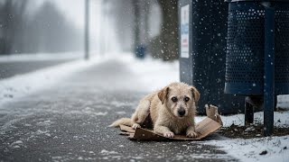 Left to Freeze Alone, This Blind Dog Family Was Crying for Help