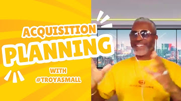FAR- Federal Acquisition Regulation Part 7 - Acquisition Planning with #TROYASMALL